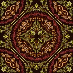 Vintage tapestry background Vector N10