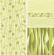 seamless flower background set