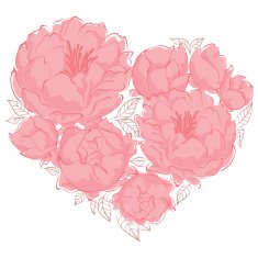 Flower Heart N26