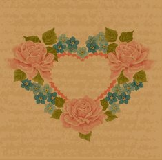 Valentine's Day Greeting card vector illustration N2