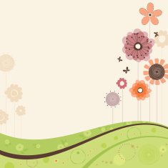 Floral card N92