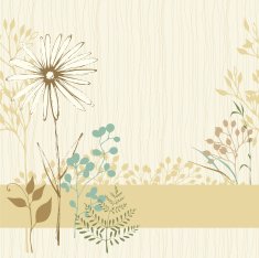 Floral Seamless Card Sand