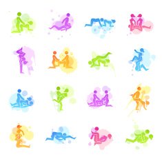 Stains Icons - Erotic Positions