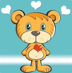 teddy bear in love N2