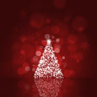 Xmas Tree and Bokeh Lights N2