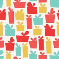 Seamless pattern with presents N2