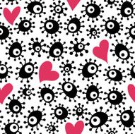 microbes seamless pattern N2