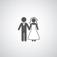 bride and groom symbol N3