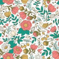 Floral Pattern N927