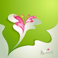 Abstract paper butterfly N2