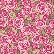 Vintage floral seamless pattern N49