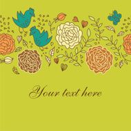 Colorful romantic vector background N2