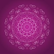 Beautiful abstract illustration for valentine day