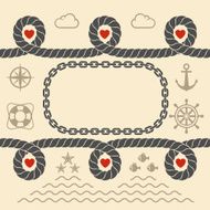 Valentine in marine style N3