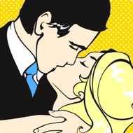 Kissing couple N24