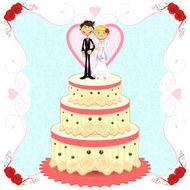 Romantic Wedding Cake N2