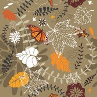 Autumn seamless background N9