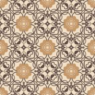 vintage flowers vector pattern N10