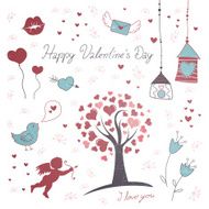 Vector Valentine&#039;s Day Elements