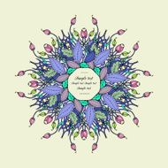 Floral decor N281