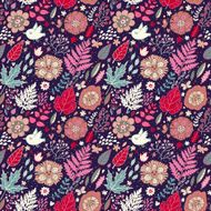 Bright floral backgound