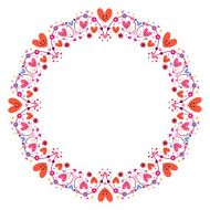 cute hearts frame N2