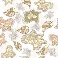 Seamless floral background Vector illustration N2