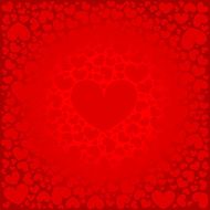 red heart motif background