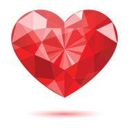 diamond heart shape