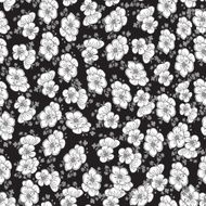 White flower pattern N2