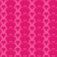 Pink hearts seamless