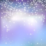 Abstract light blue sky vector background sparkle