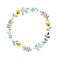 floral frame N221