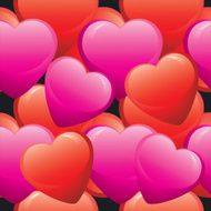 Love hearts seamless pattern N2