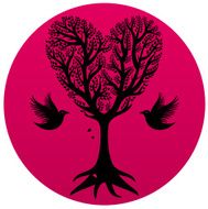 Love tree and birds N2
