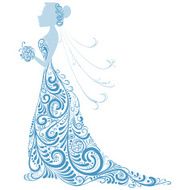Ornate Beautiful bride - Illustration