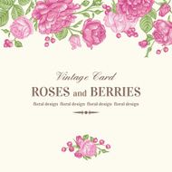Invitation with roses N8