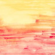 Pink and orange watercolor stripes