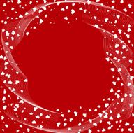 Heart background - vector