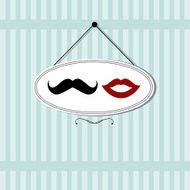 vintage valentine&#039;s day design