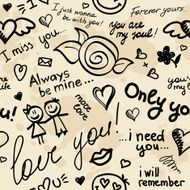 hand drawn pattern vector eps 10 N2