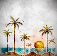 Tropical landscape N2