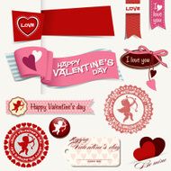 Happy Valentine&#039;s Day set