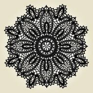 Delicate lace doily pattern N2
