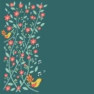 Flowers and birds music