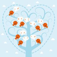 Tree With Birds N5