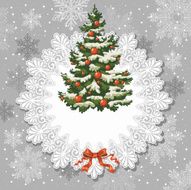 Vintage Christmas card N27