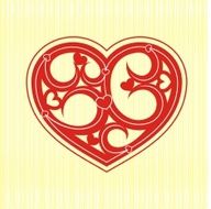 lovely openwork heart