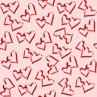Background of linked hearts
