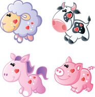 Four funny animals 4